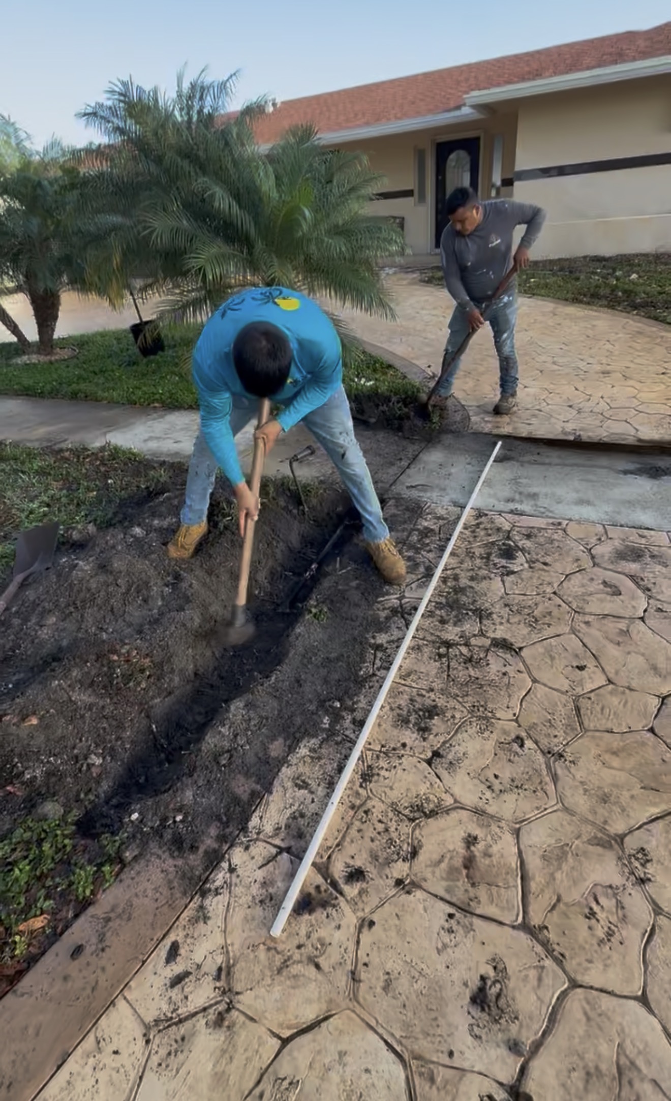 Irrigation system serving a commercial property