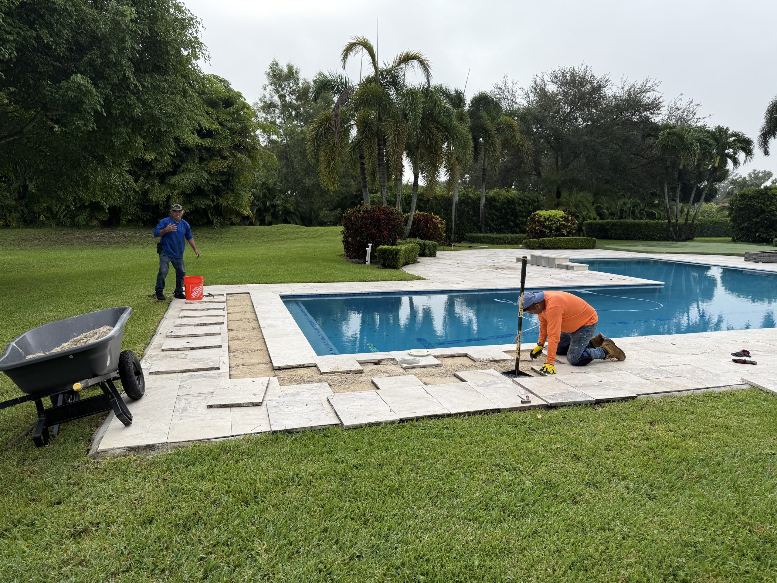 Completed property improvement project